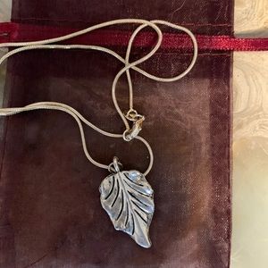 New Leaf Pendant Necklace